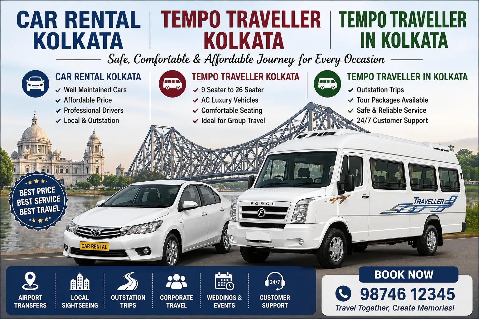 Car Rental Kolkata: Travel Smart with Re